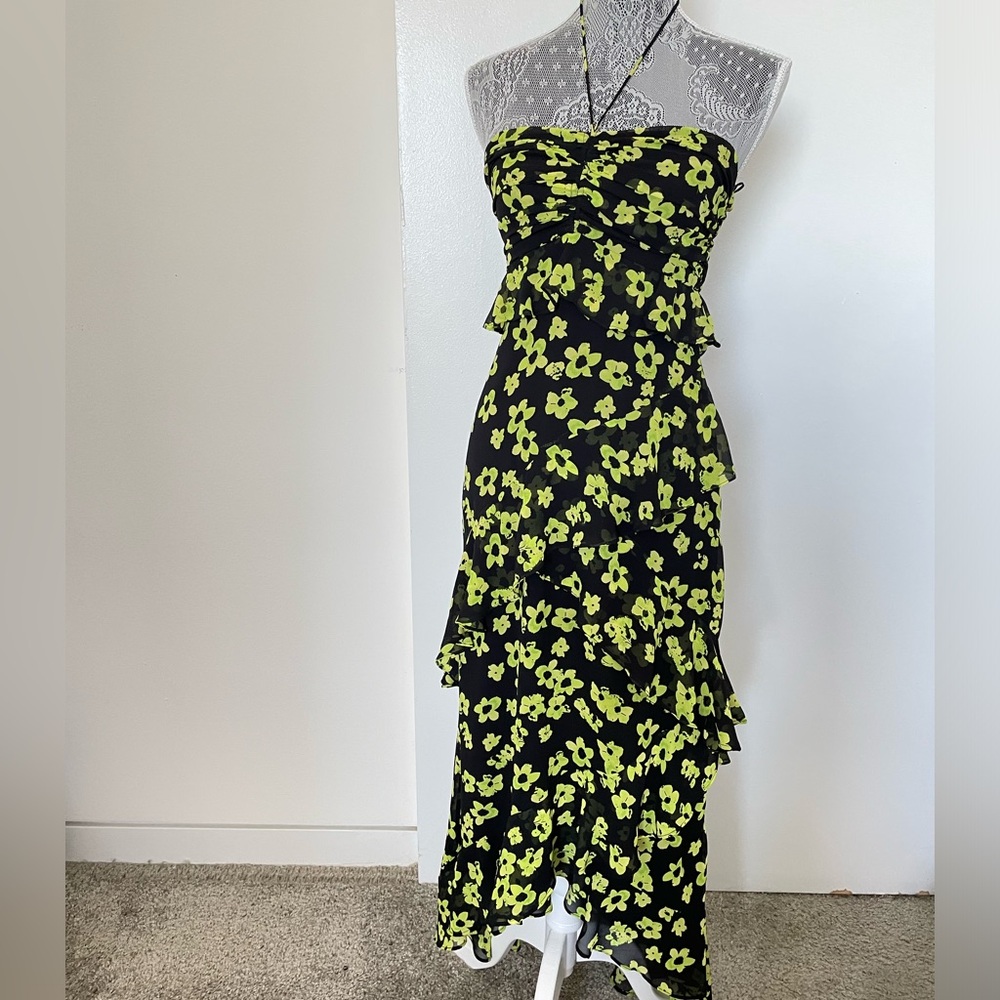 Floral chiffon dress